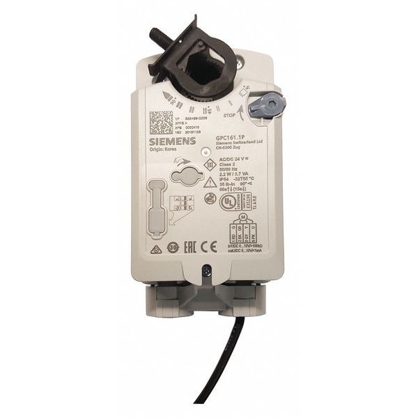 Electronic Damper Actuator, 35lb., Plenum