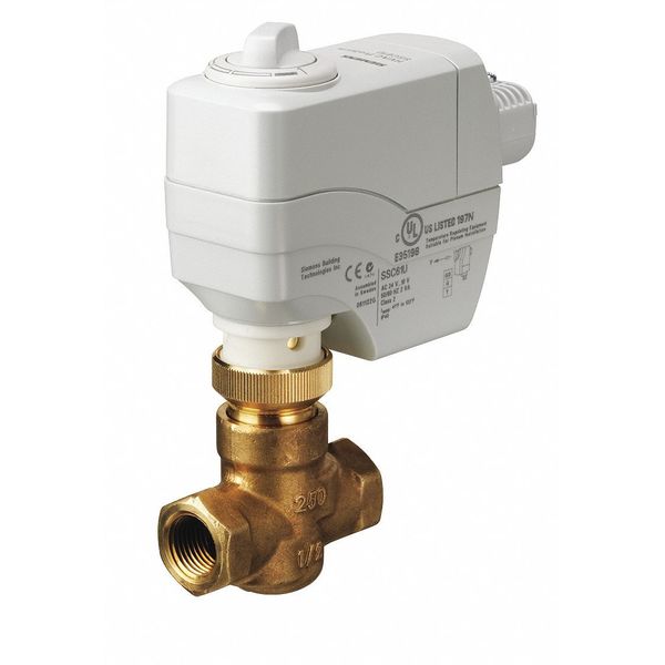 Globe Valve Assembly, Two-Way, 1.6cv, Brass