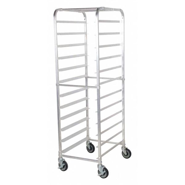 Pan Rack, Aluminum, 12Tray Cap, End Loading