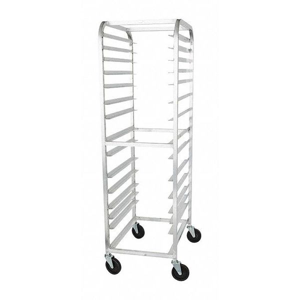 Pan Rack, Aluminum, 15Tray Cap, End Loading