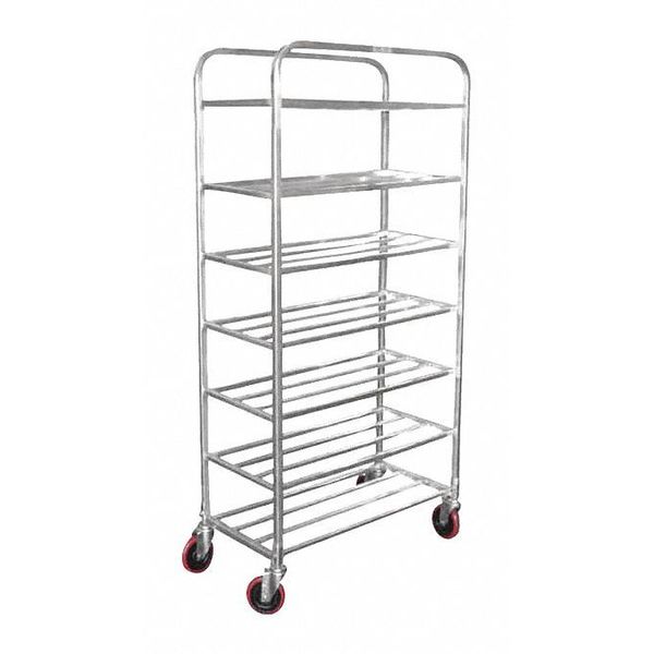 Shelf Universal Cart, Aluminum, 7, Shelf