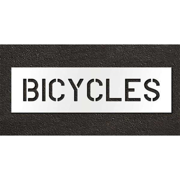 Pavement Stencil, Bicycle, 6 in