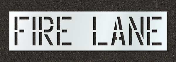 Pavement Stencil, Fire Lane, 18 in