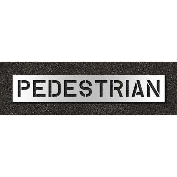 Pavement Stencil, Pedestrian, 10 in