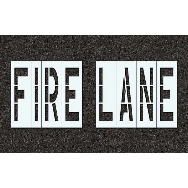 Pavement Stencil, Fire Lane, 48 in