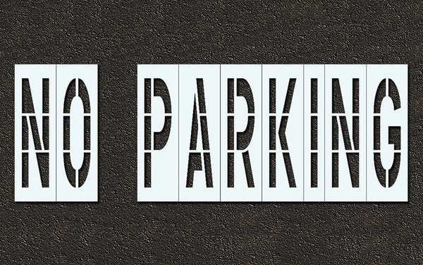 Pavement Stencil, No Parking, 48 in