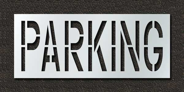Pavement Stencil, Parking, 24 in
