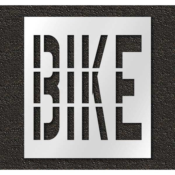 Pavement Stencil, Bike, 36 in