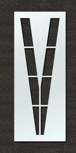Airport Pavement Stencil, V, 108 in