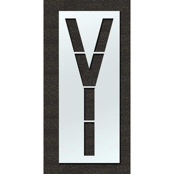Airport Pavement Stencil, Y, 108 in