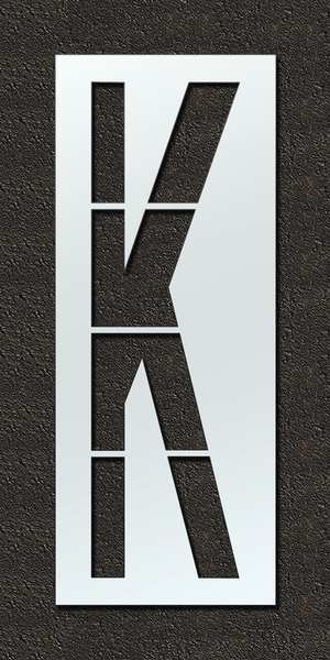 Airport Pavement Stencil, K, 108 in
