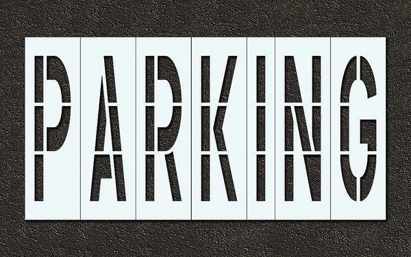 Pavement Stencil, Parking, 96 in