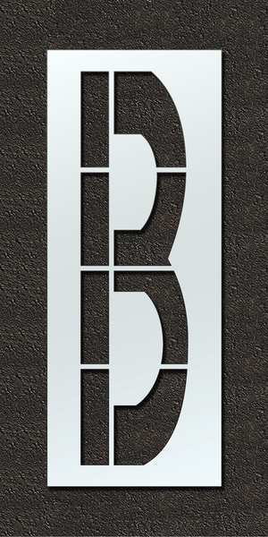 Airport Pavement Stencil, B, 108 in
