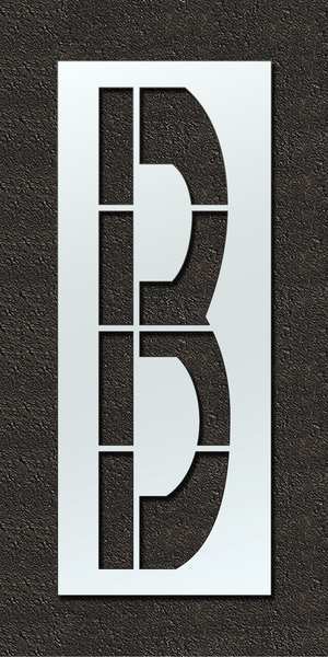 Airport Pavement Stencil, B, 120 in