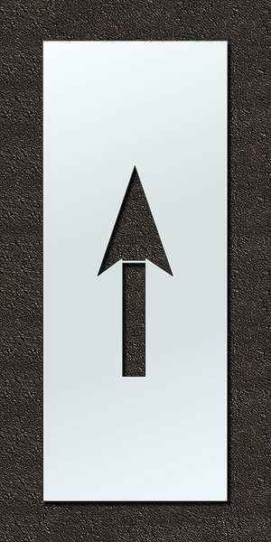 Airport Pavement Stencil, Arrow, 60 in