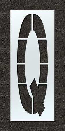 Airport Pavement Stencil, Q, 144 in