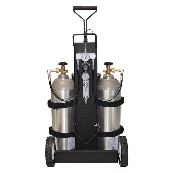 Air Cylinder Cart, 2 Cylinders, 4500 psi