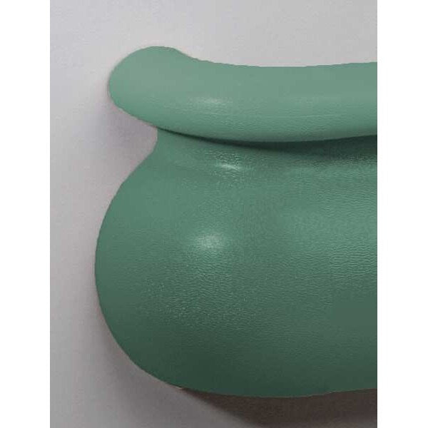Left Handrail Return, Teal, 3-3/16In.