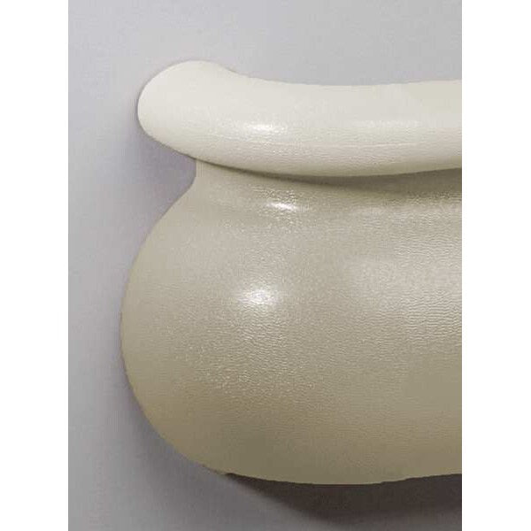 Left Handrail Return, Eggshell, 3-3/16In.