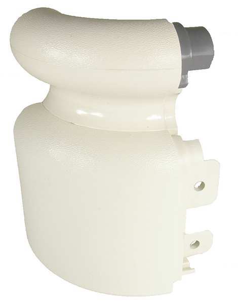 Left Handrail Return, Ivory, 3-1/8In.
