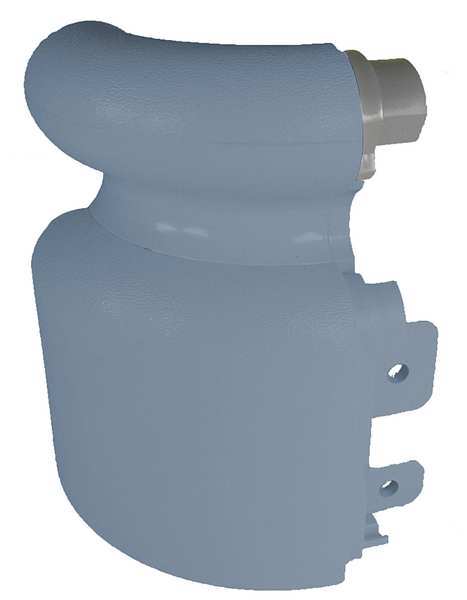 Left Handrail Return, Wndsr Blue, 3-1/8In