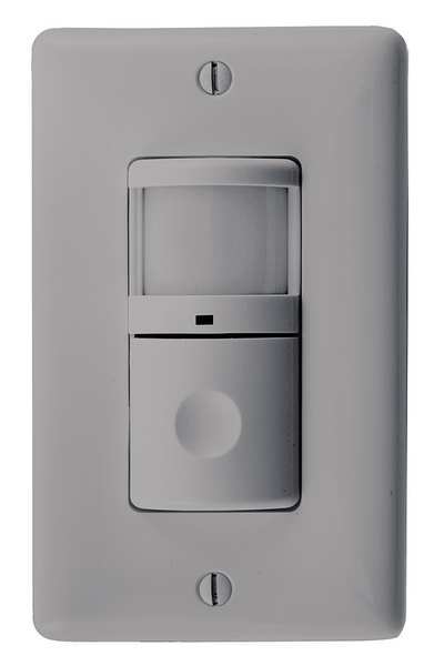 Occ/Vac Sensor, PIR, 1200 sq ft, Gray