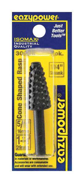 Tapered Cone Rotary Rasp, 5/8 in., 1 pcs.