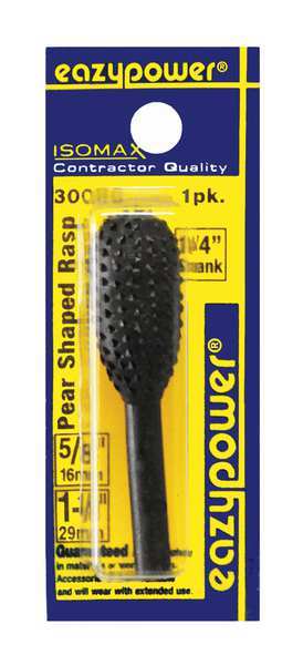 Pear Shaped Rotary Rasp, 5/8 in., 1 pcs.