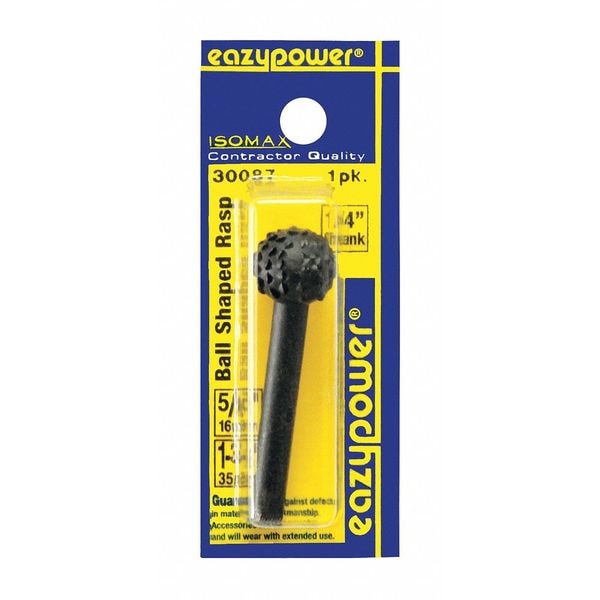Ball Shaped Rotary Rasp, 5/8 in., 1 pcs.