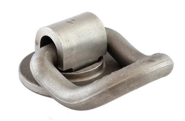 D-Rings, Gray, 3-1/2x3 In., Steel