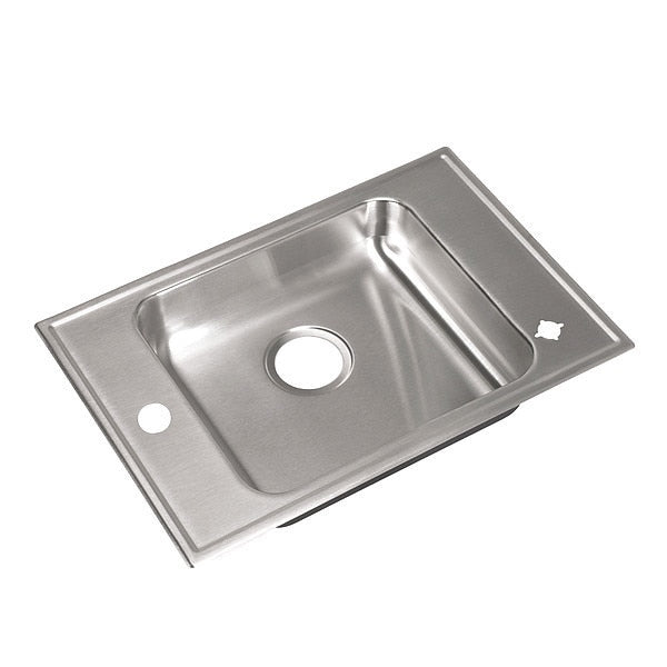 Drop-In Classroom Sink, Drop-In Mount, 2 Hole, Stainless steel Finish