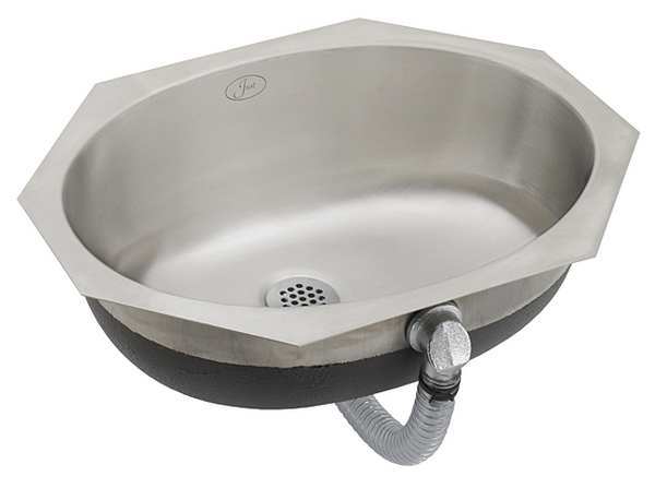 Sink, SS, 13-3/8inL x 17-1/2inW x 6inH