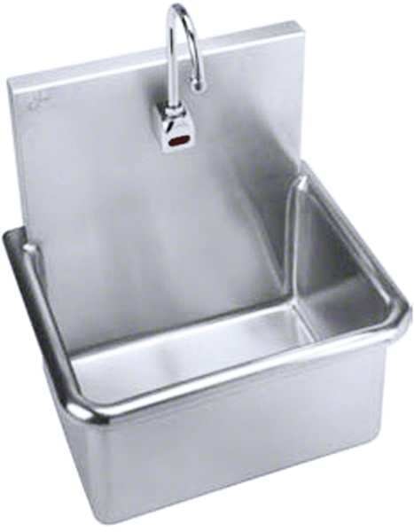 23 in W x 18 1/2 in L x 12 in H, Wall Hung, Bathroom Sink