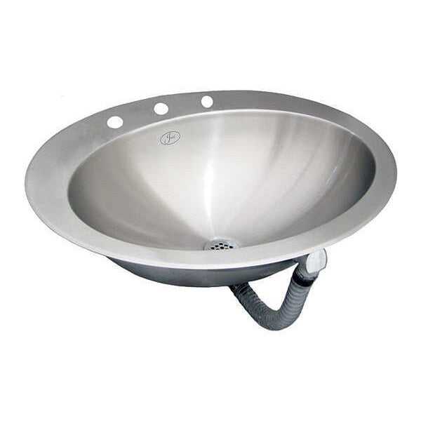 21 in W x 17 5/8 in L x 6 in H, Counter Top, Bathroom Sink