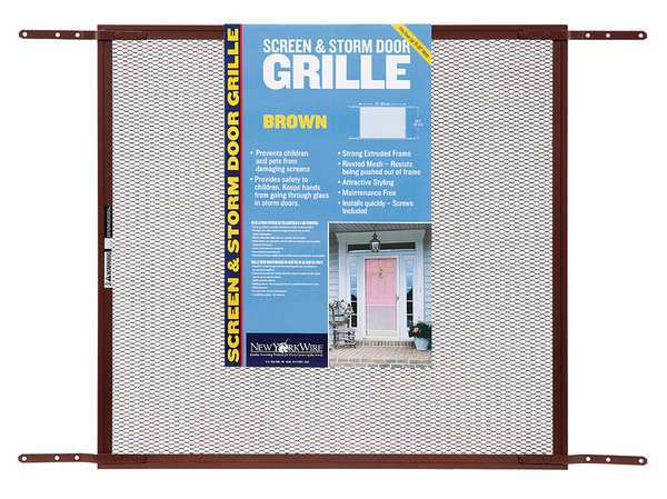 Door and Window Screen, Steel, 24 1/2 in W, 26 in L