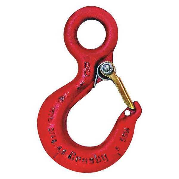 Eye Hook, Carbon Steel, 20,000 lb., Red
