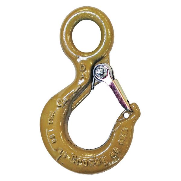 Eye Hook, Alloy Steel, 6000 lb., Gold