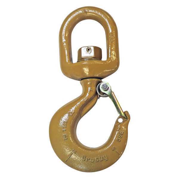 Swivel Hook, Alloy Steel, 10,000 lb., Gold