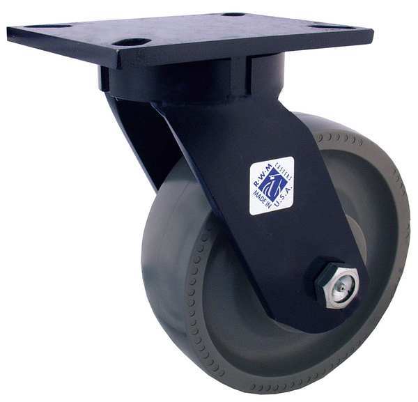 Kingpinless Swivel Plate Caster, 2000 lb.