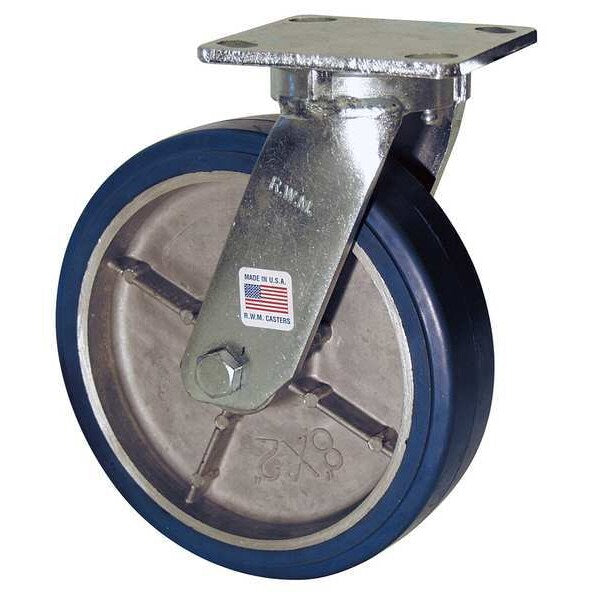 Kingpinless Swivel Plate Caster, 500 lb.