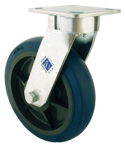 Kingpinless Swivel Plate Caster, 1500 lb.