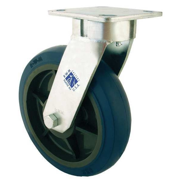 Kingpinless Swivel Plate Caster, 700 lb.