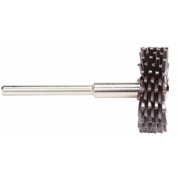 Radial Bristle Disc, TC, 1 In Dia, 36G, PK96