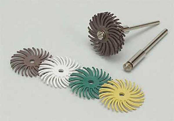 Radial Bristle Disc, TC, 1In Dia, 120G, PK96