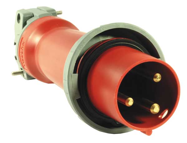 Pin and Sleeve Plug, 2P, 3W, 100A, 480V