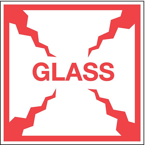 Shipping Labels, 4 In. H, 4 In. W, PK50