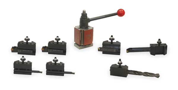Tool Post & Holder Set, 8 PC, QITP60N