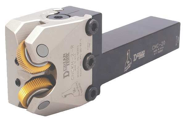 Knurling Tool, Med Dia, 7 1/4 In OAL