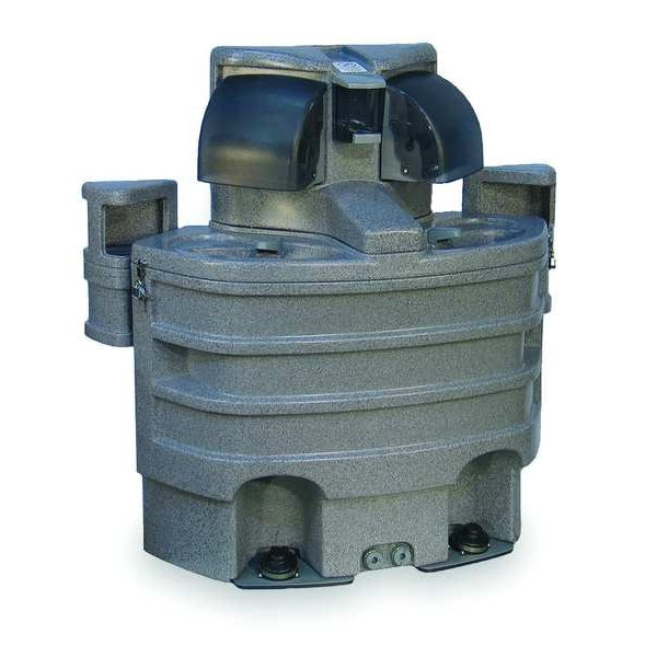 Floor Mount, Dark Granite, Portable Wash Station