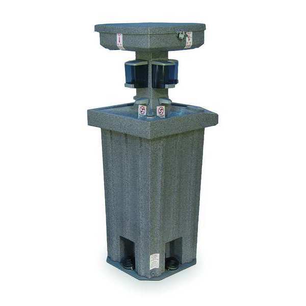 Floor Mount, Dark Granite, Portable Wash Station